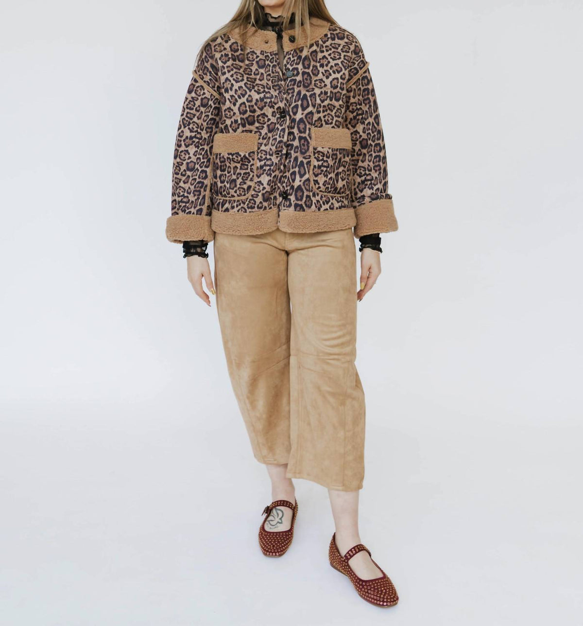 Klesis - Animal Print Quilted Jacket