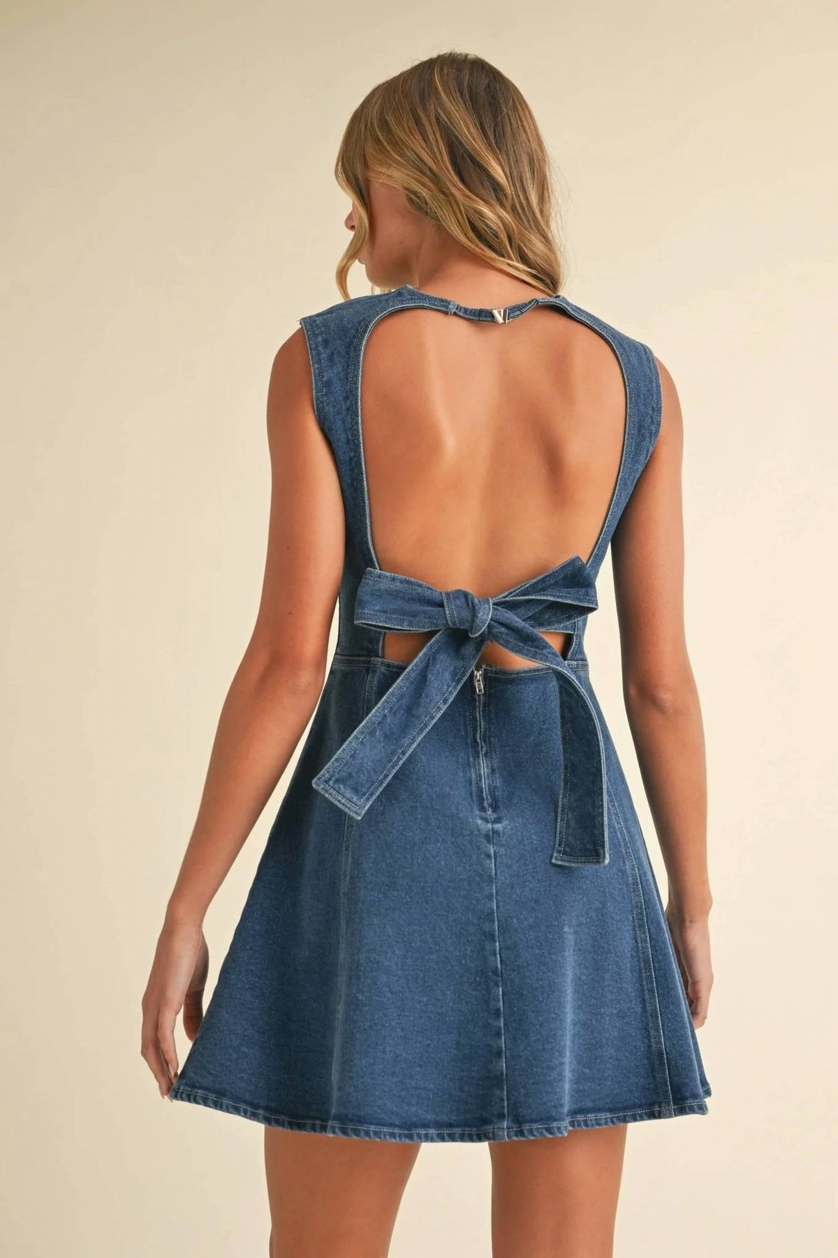 Klesis - Emma Nicole Bow Mini Dress