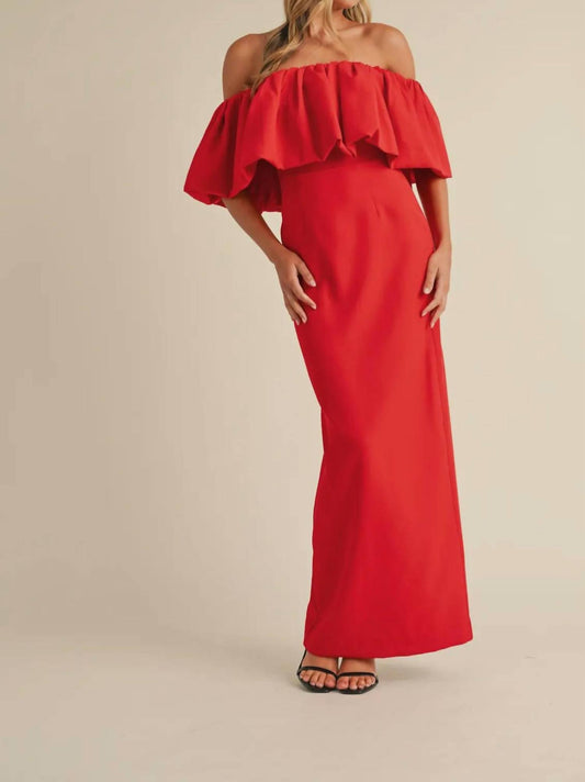 Klesis - Sophia Crepe Maxi Dress - clothing - dresses - maxi
