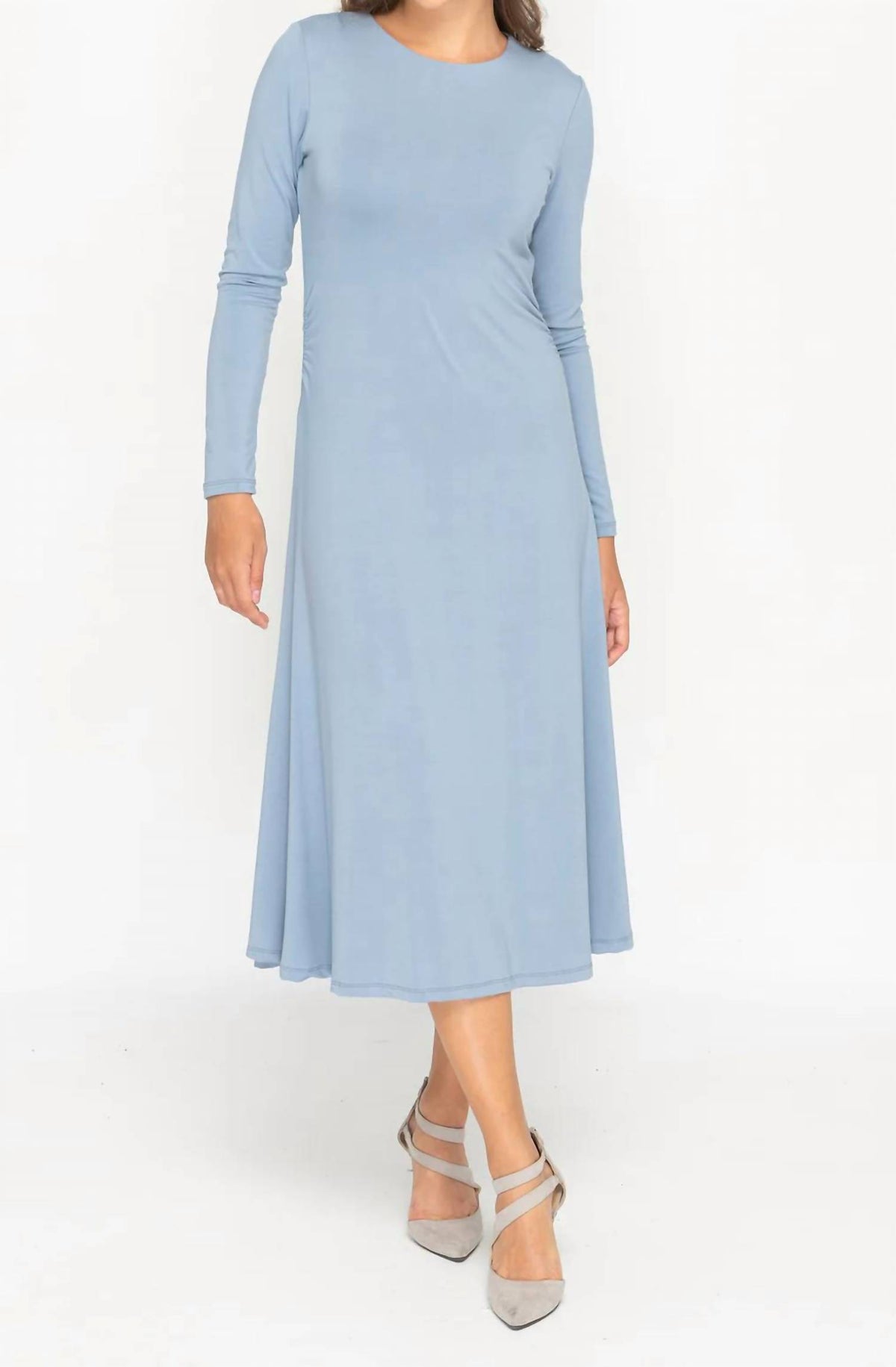 Kmw - Bamboo Jersey Side Ruched Dress