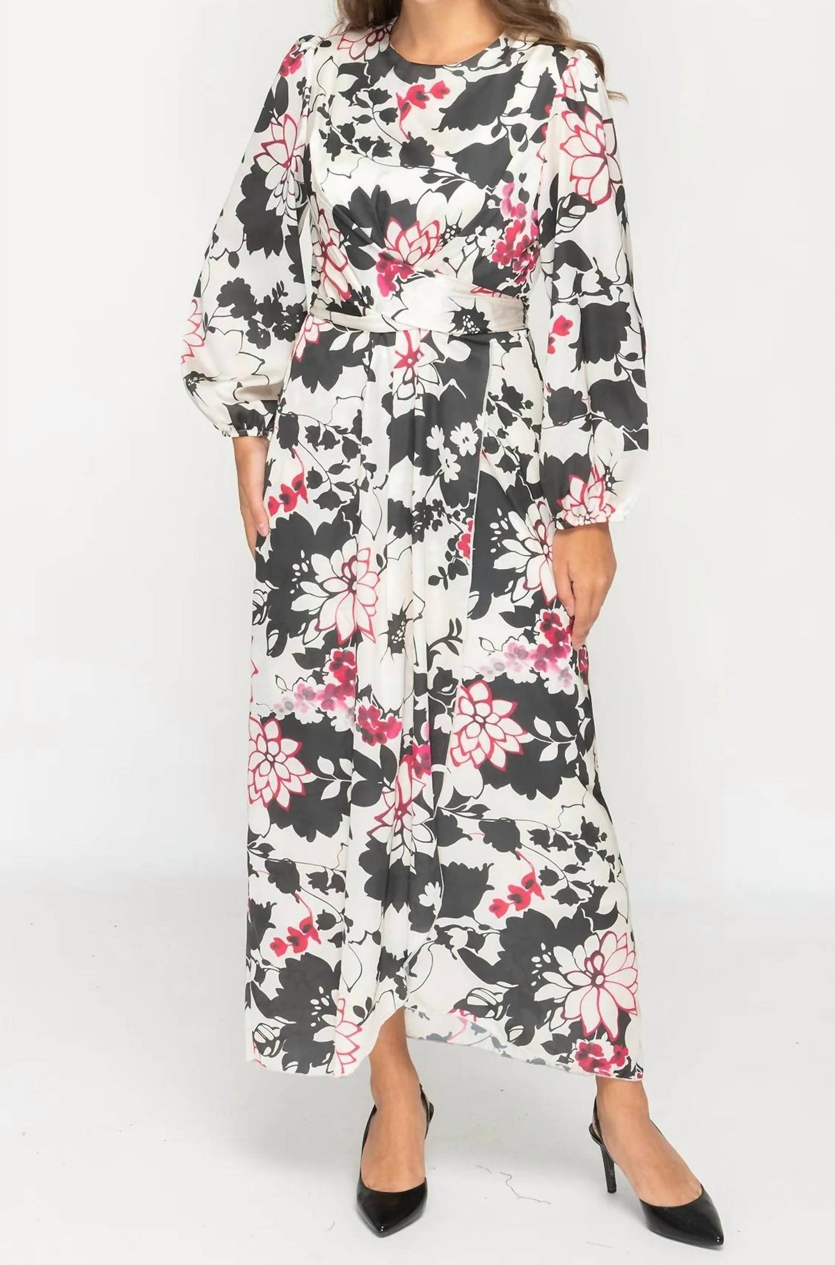 Kmw - Satin Wrap Dress