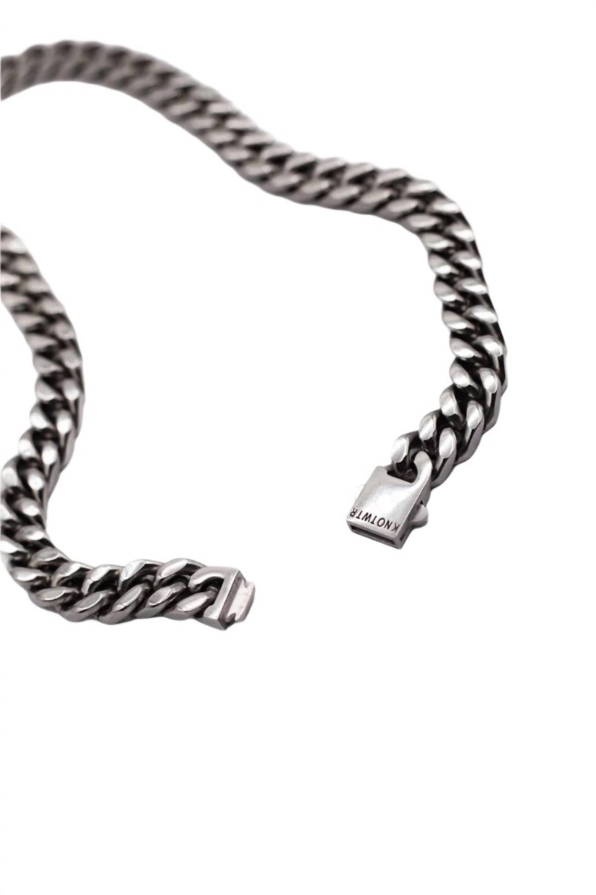 Knotwtr - Men's Titanium Cuban Link Necklace