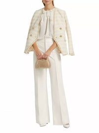 Kobi Halperin - Bristol Ruffle Chiffon Sleeveless Blouse - blouses - clothing - polyester