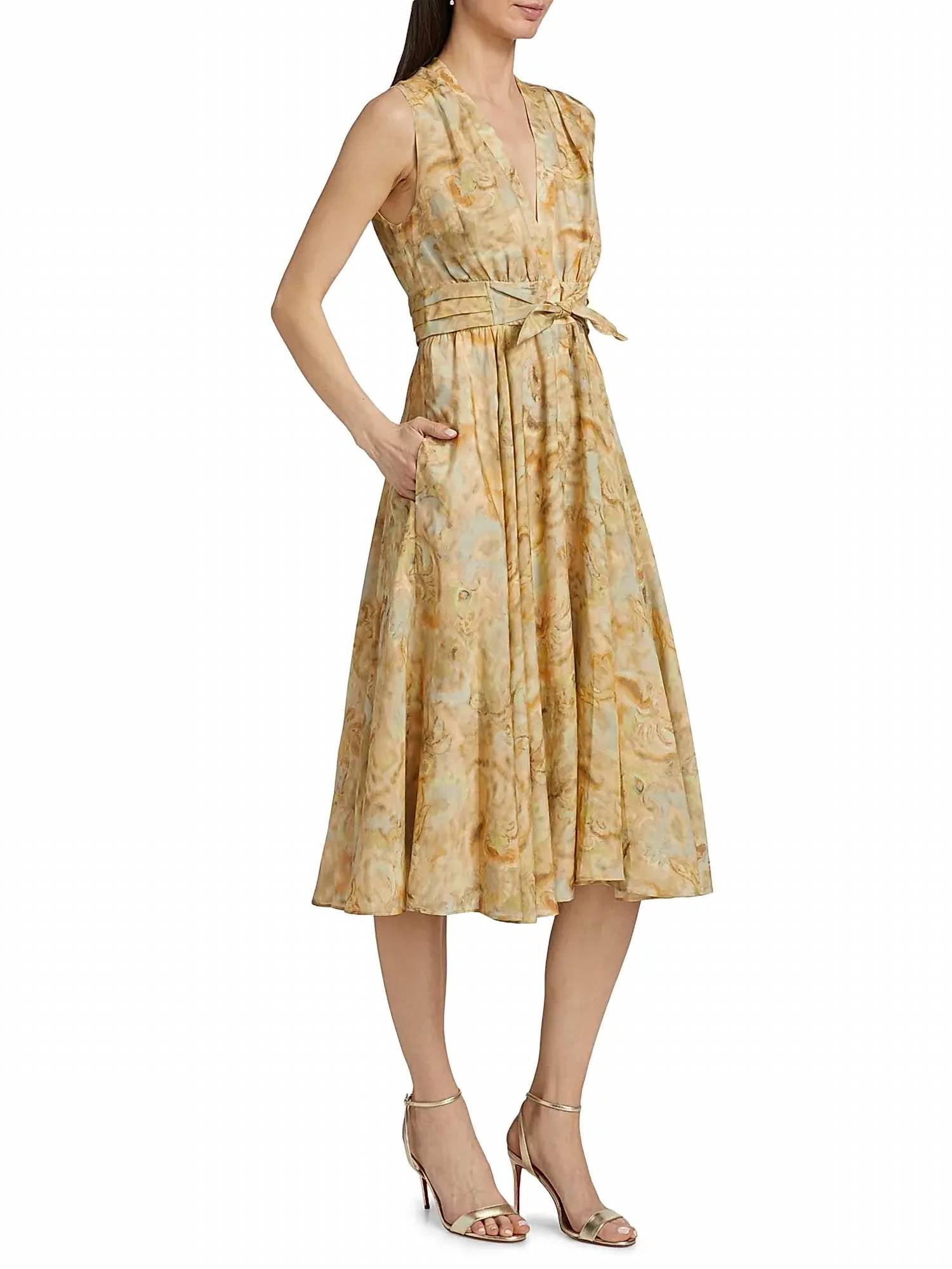 Kobi Halperin - Junia Paisley Midi Dress - clothing - dresses - midi