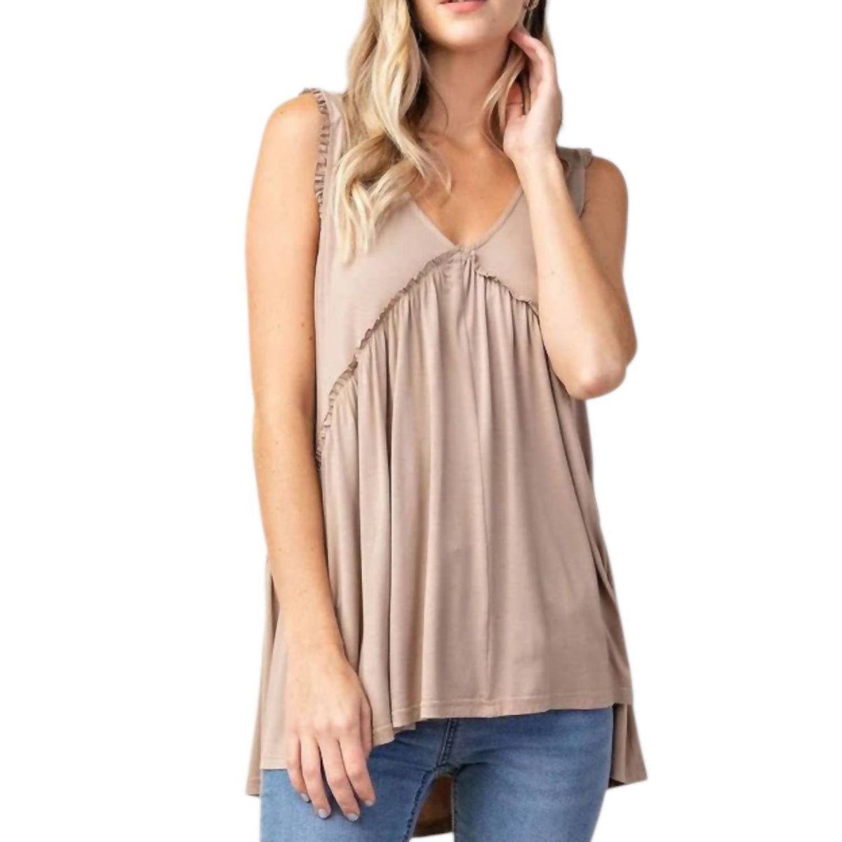 Kori - Frilly Swing Tank Top