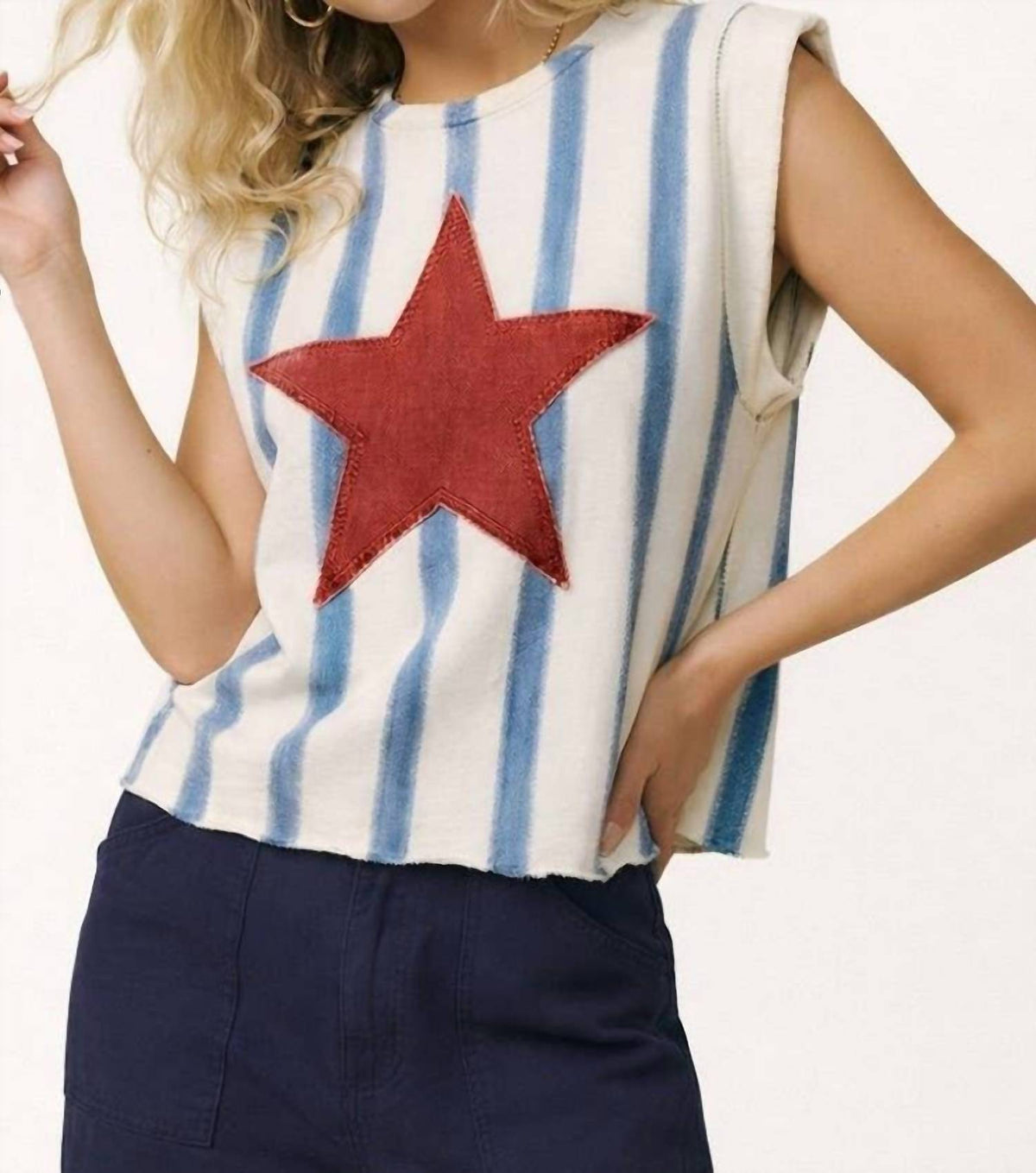 Kori - Star Patch Top