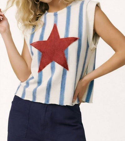 Kori - Star Patch Top