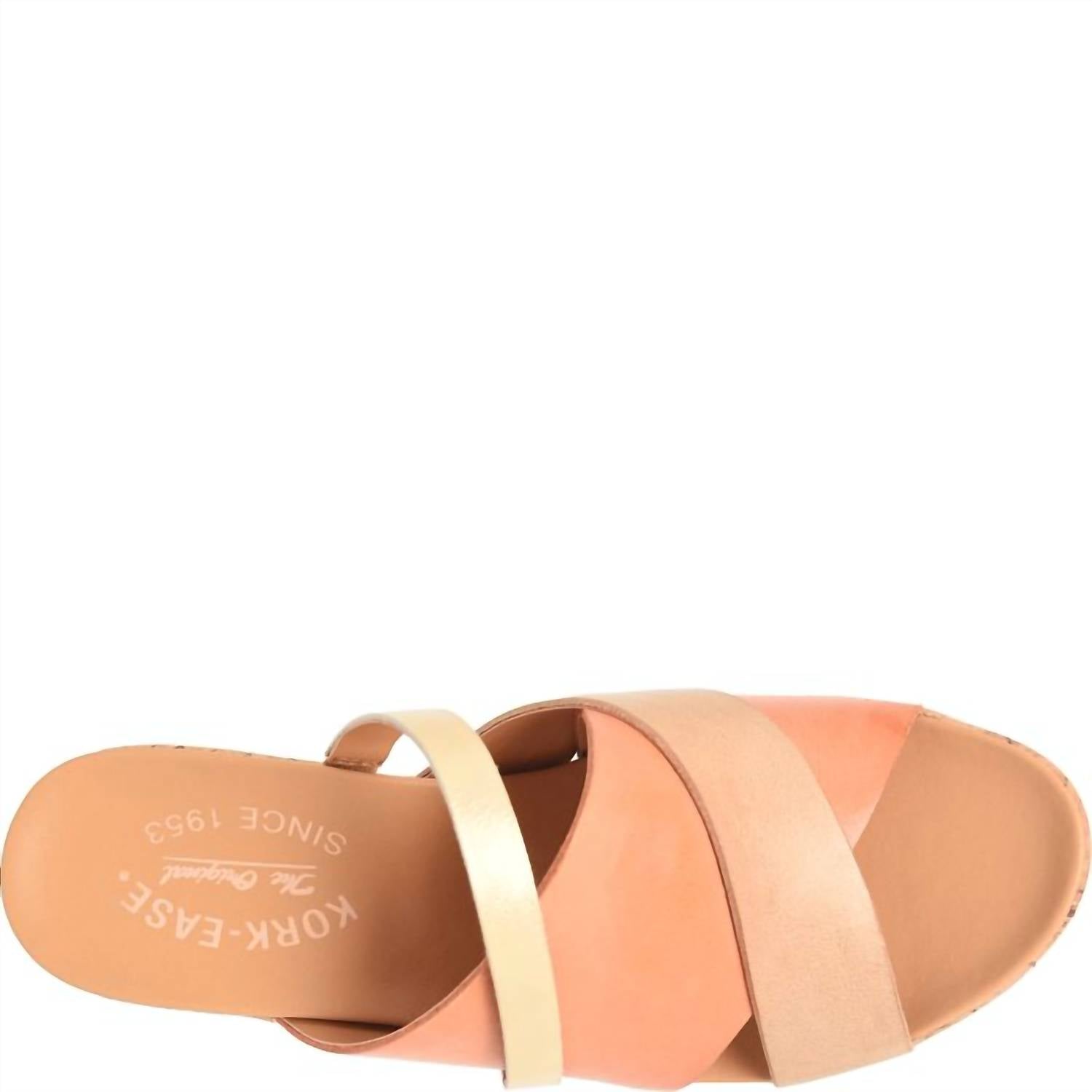 Kork - Ease - Women's Addie Sandal - orange - sandals - shoes