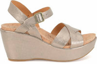 Kork - Ease - Women's Ava 2.0 Wedge Sandal - gold - leather - sandals