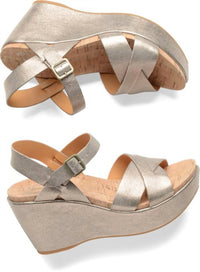 Kork - Ease - Women's Ava 2.0 Wedge Sandal - gold - leather - sandals