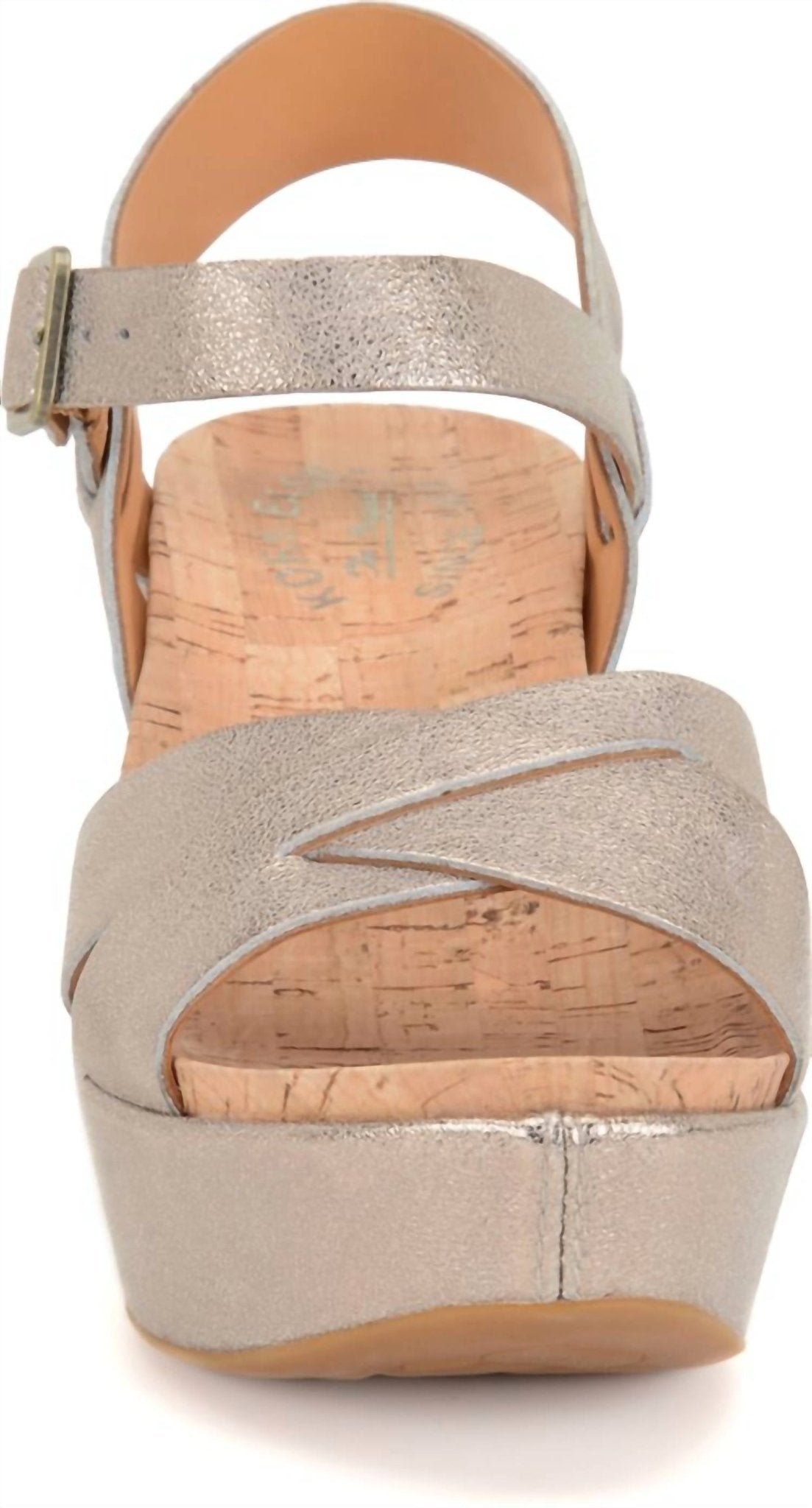Kork - Ease - Women's Ava 2.0 Wedge Sandal - gold - leather - sandals