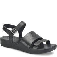 Kork - Ease - Women's Mona Sandal - black - leather - sandals
