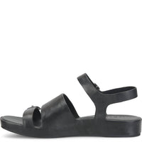 Kork - Ease - Women's Mona Sandal - black - leather - sandals