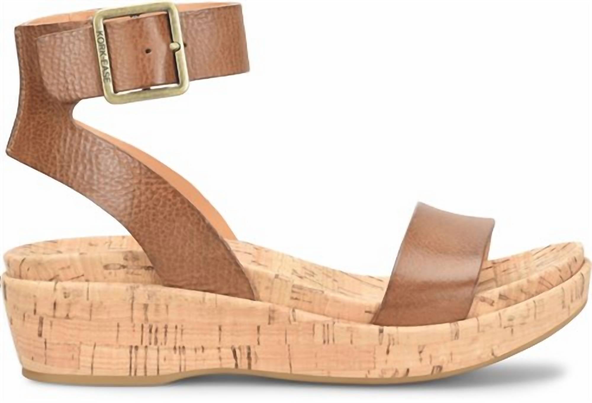 Kork - Ease - Women's Mullica Sandal - brown - leather - sandals