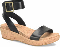 Kork - Ease - Women's Mullica Sandal - black - leather - sandals