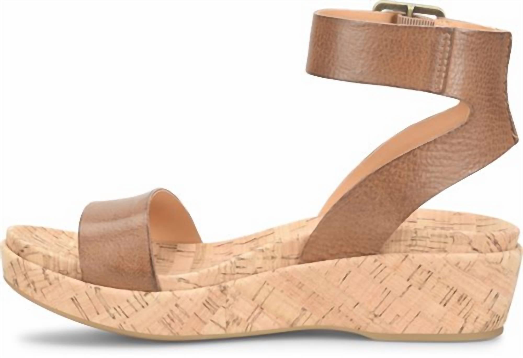 Kork - Ease - Women's Mullica Sandal - brown - leather - sandals