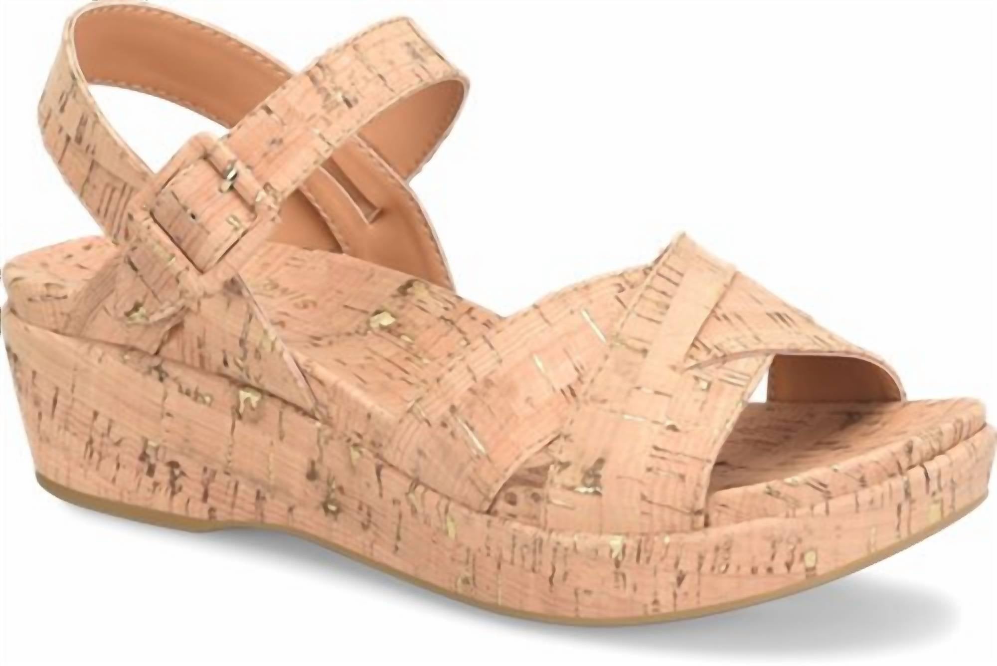 Kork - Ease - Women's Myrna 2.0 Sandal - brown - sandals - shoes