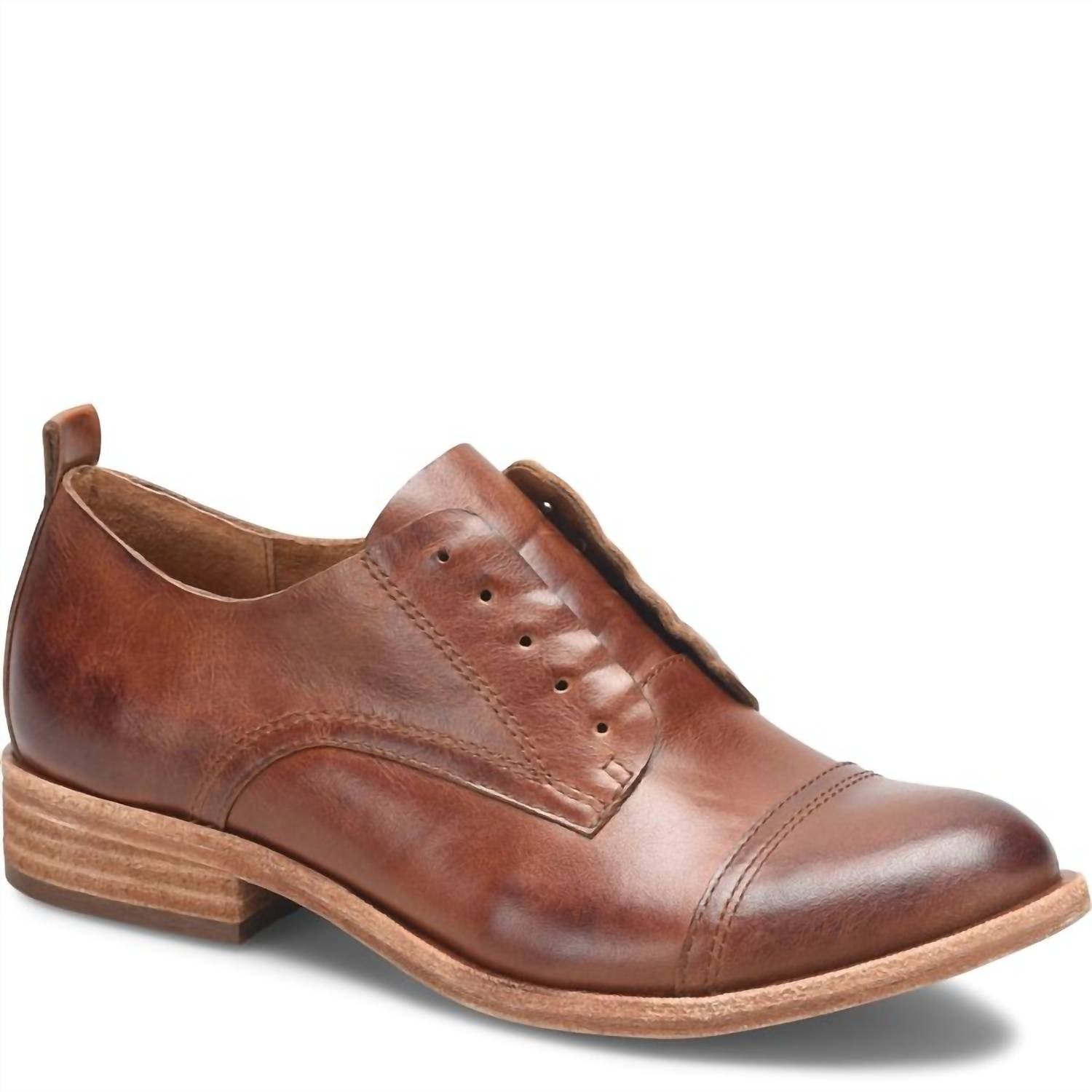 Kork - Ease - Women's Rori Laceless Loafer - brown - flats - leather
