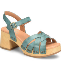 Kork - Ease - Women's Terra Sandal - blue - leather - sandals