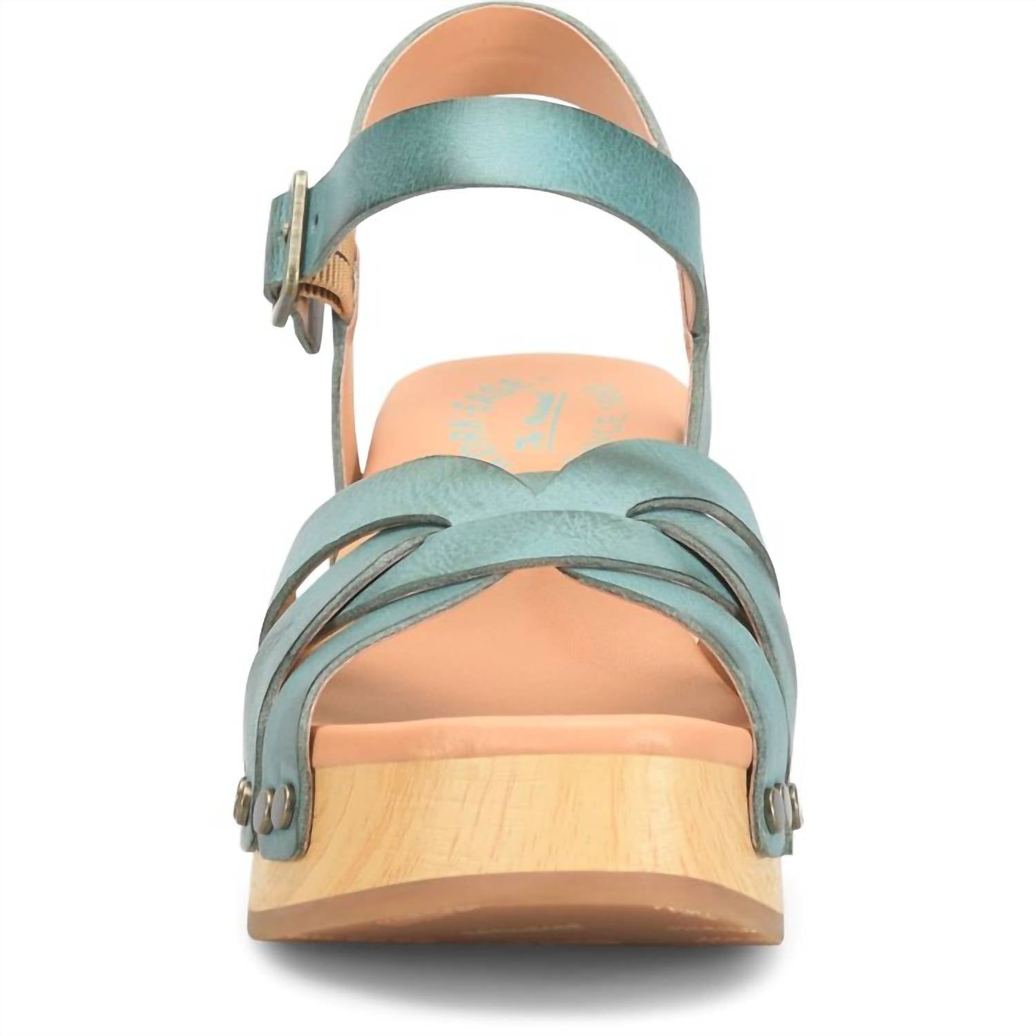 Kork - Ease - Women's Terra Sandal - blue - leather - sandals