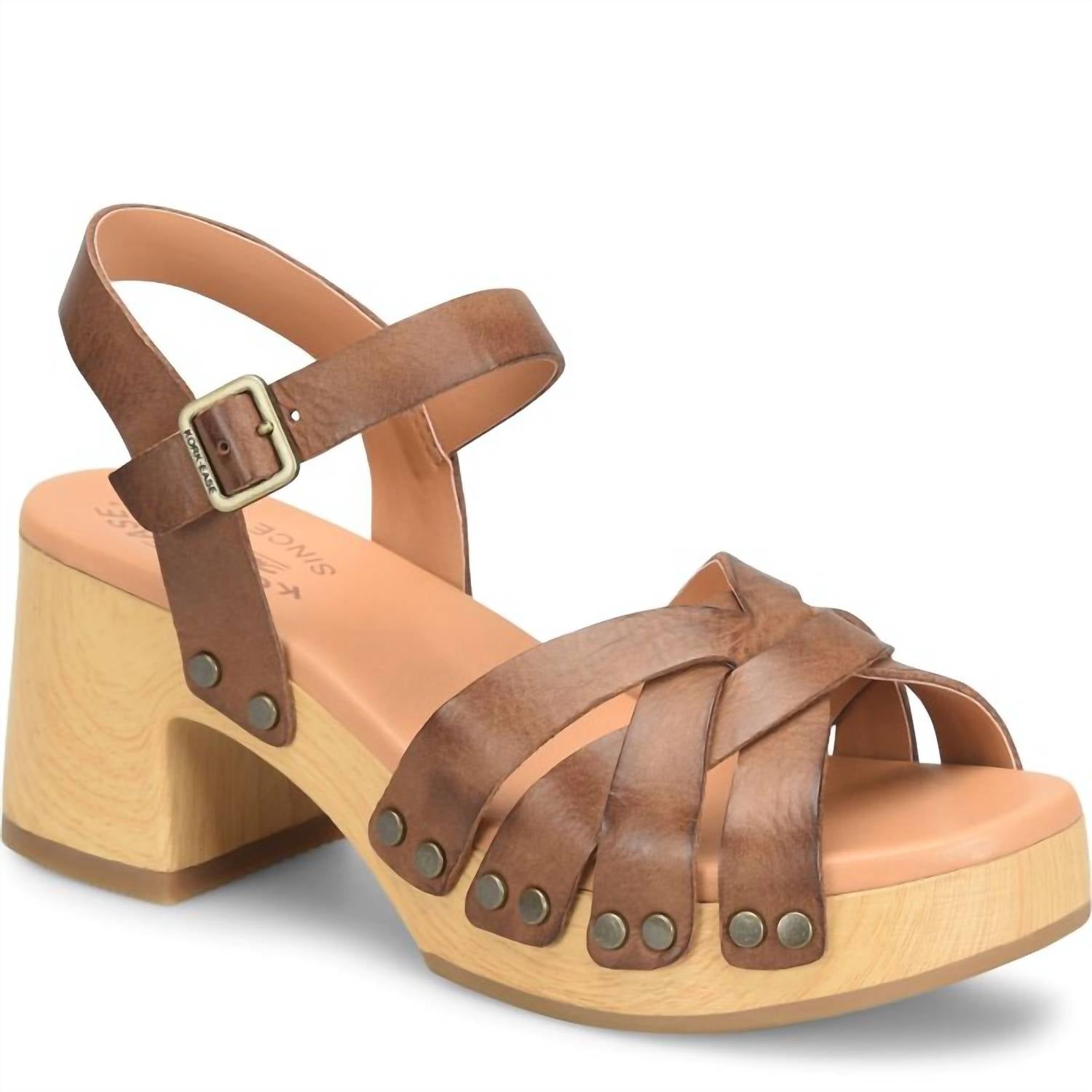 Kork - Ease - Women's Terra Sandal - brown - leather - sandals