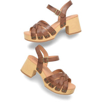 Kork - Ease - Women's Terra Sandal - brown - leather - sandals
