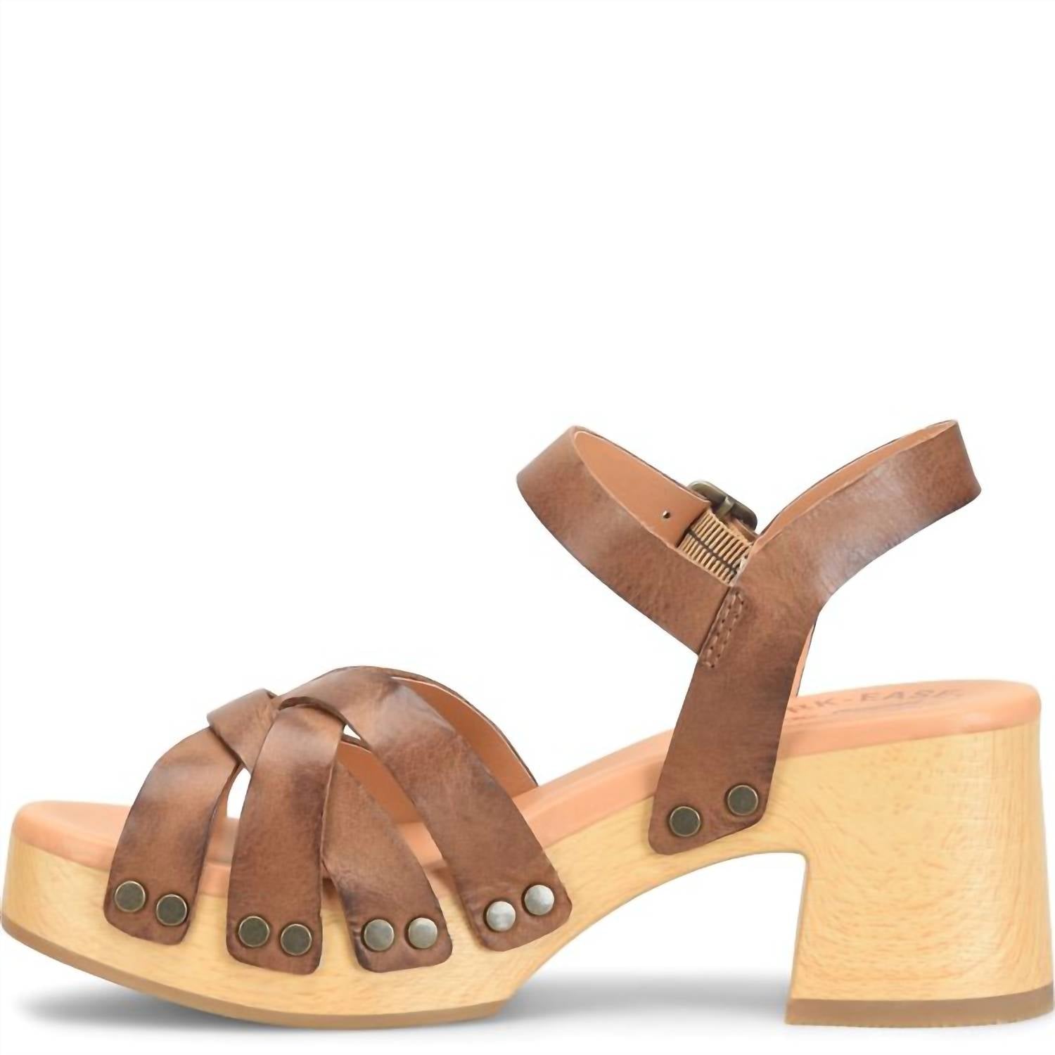 Kork - Ease - Women's Terra Sandal - brown - leather - sandals
