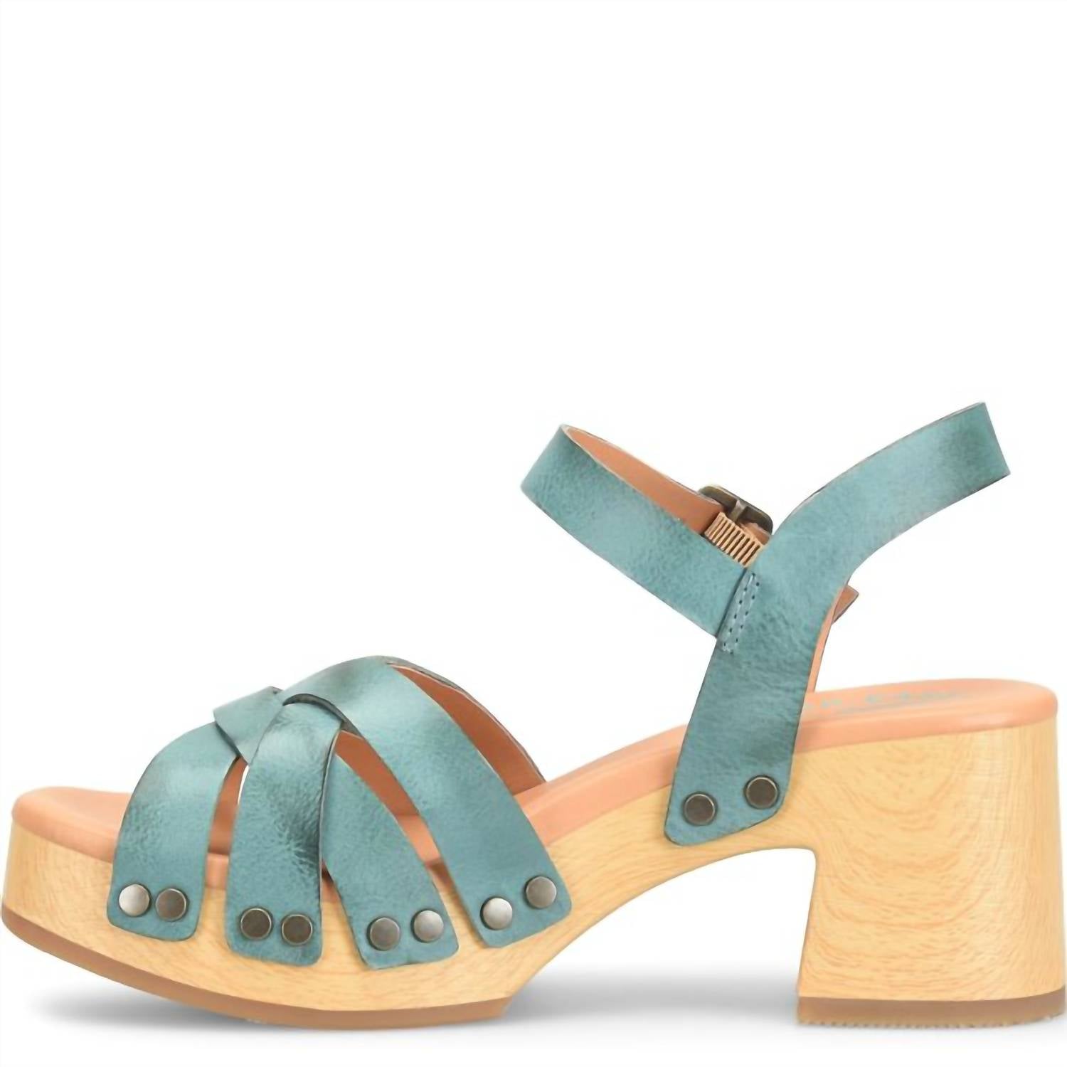 Kork - Ease - Women's Terra Sandal - blue - leather - sandals