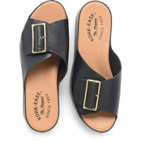 Kork - Ease - Women's York Sandal - black - leather - sandals