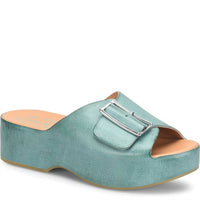 Kork - Ease - Women's York Sandal - blue - sandals - shoes