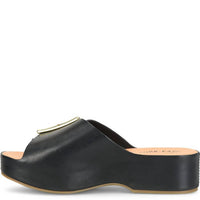 Kork - Ease - Women's York Sandal - black - leather - sandals