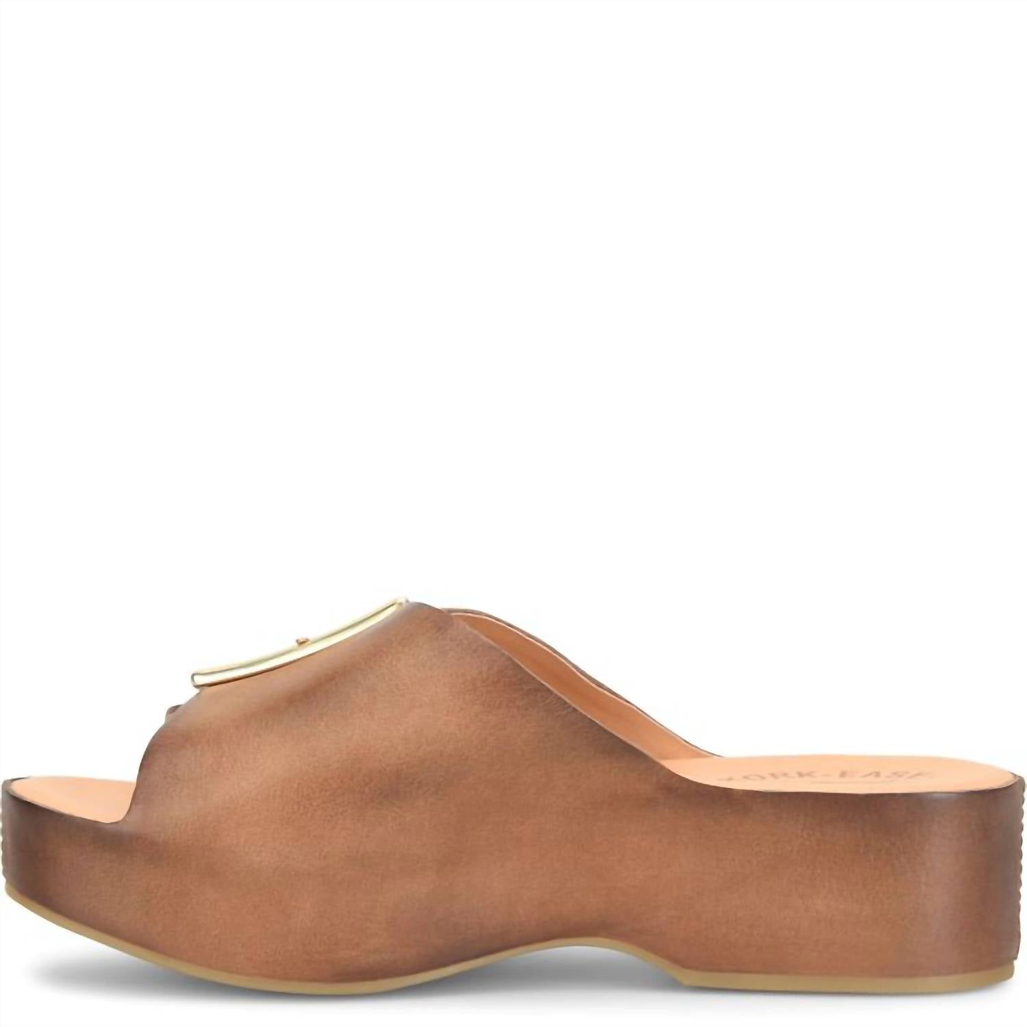 Kork - Ease - Women's York Sandal - brown - leather - sandals