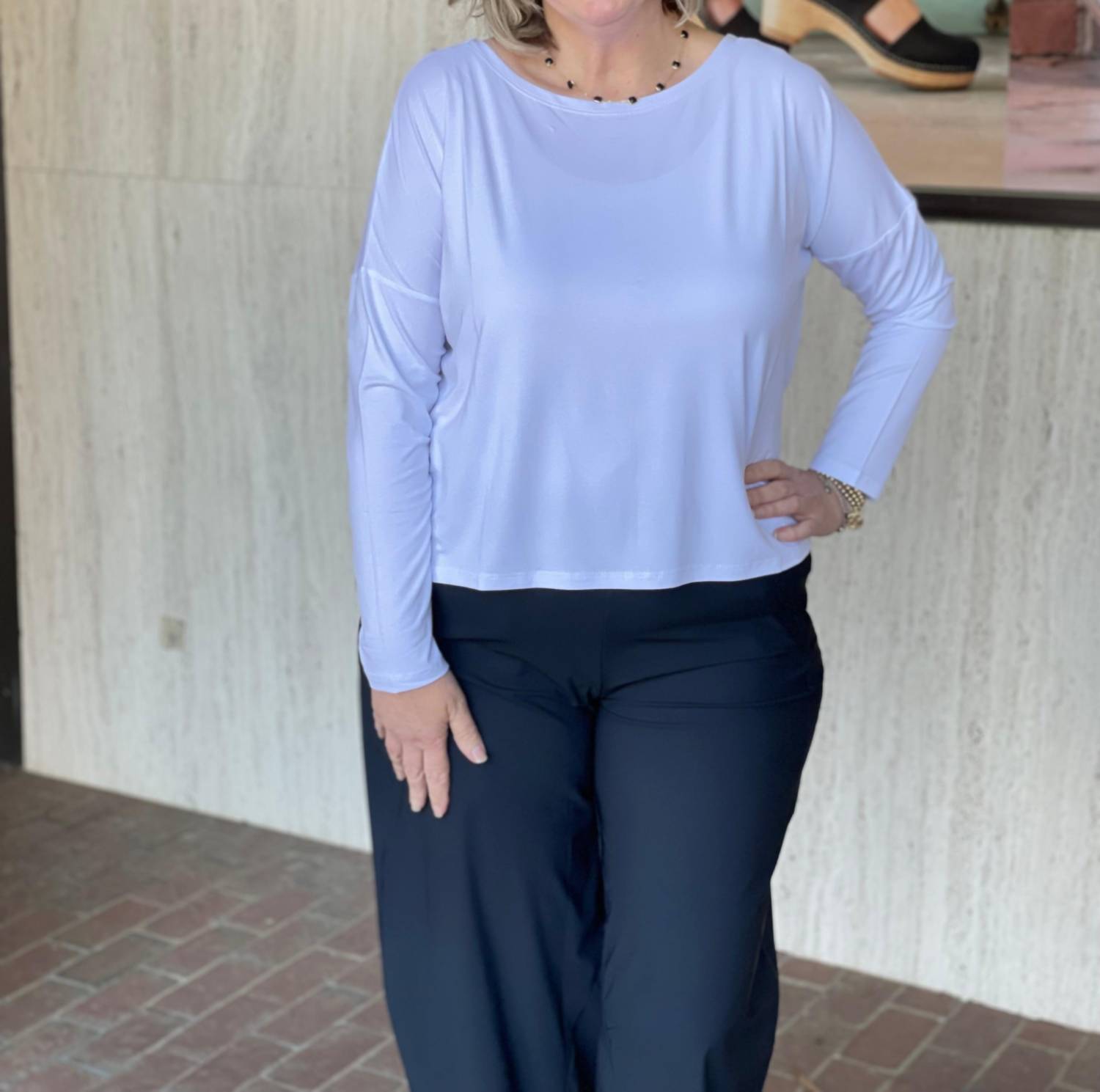 Kozan - Dasha Long Sleeve Top - clothing - lyocell - shirts
