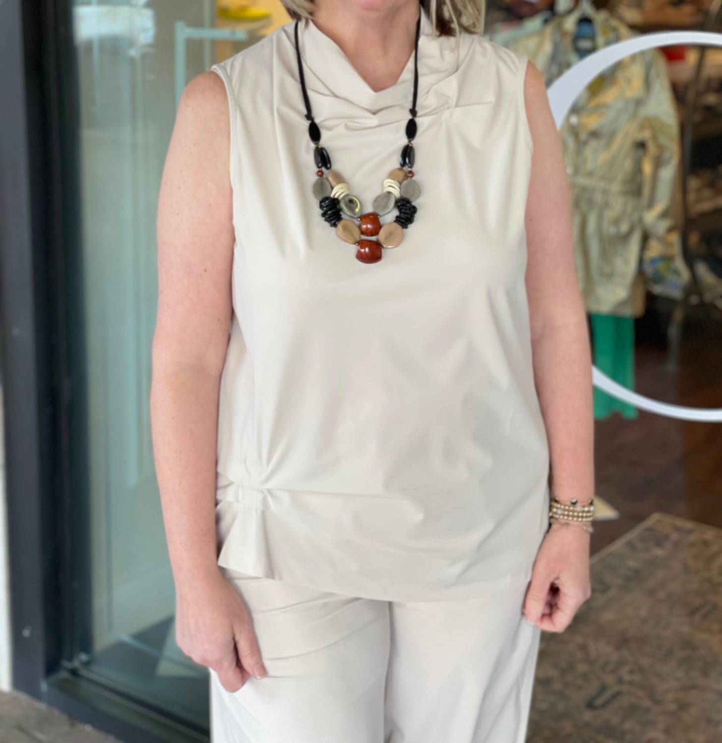 Kozan - Virginia Travel Top - beige - blouses - clothing