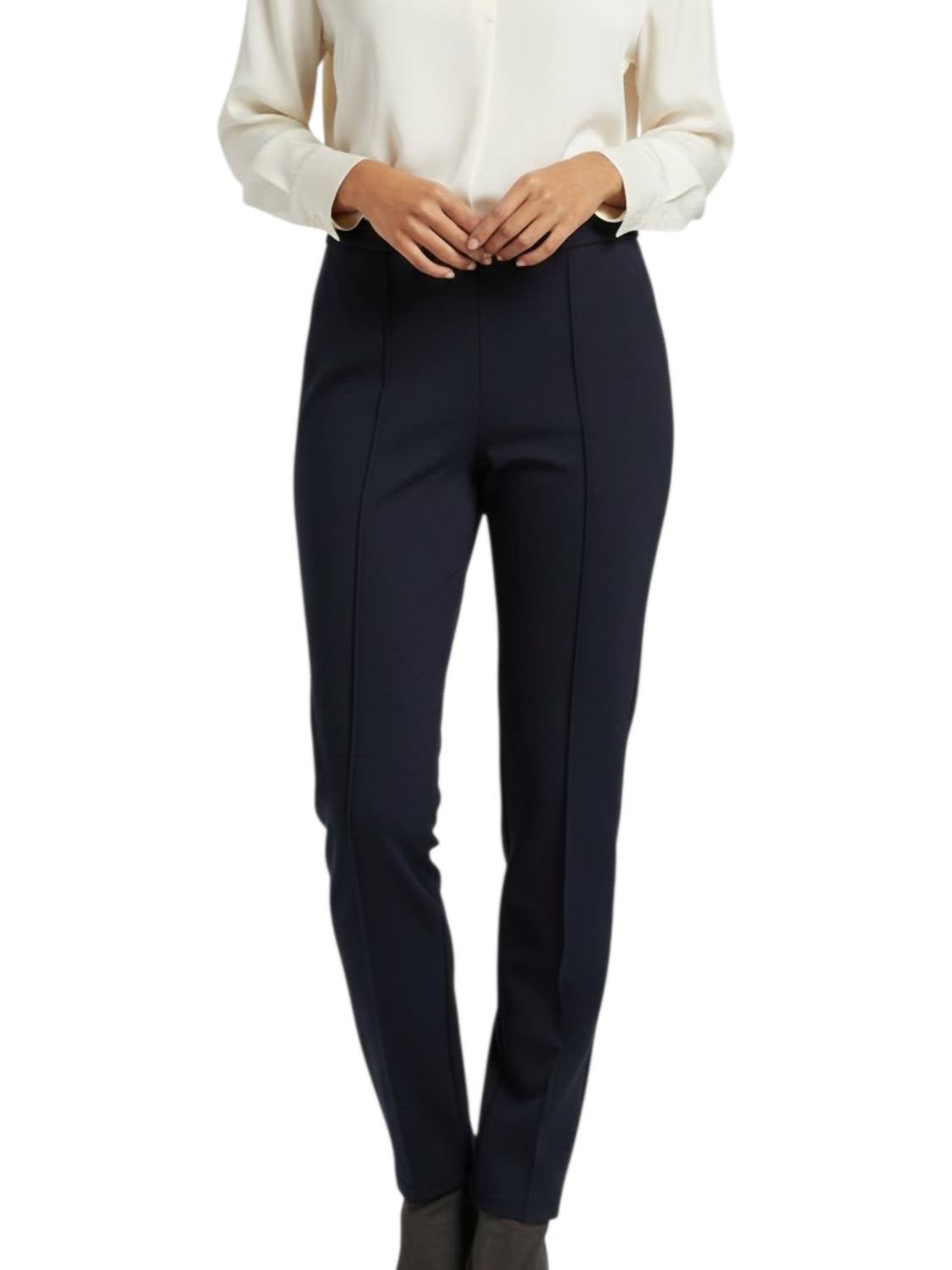 Krisa - Pin Tuck Ponte Pant