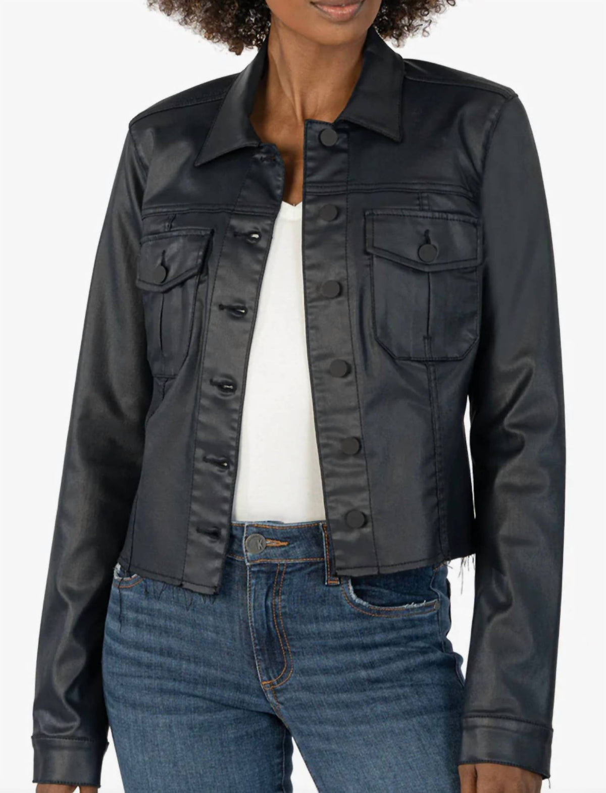 Kut From The Kloth - Coated Faux Leather Jacket
