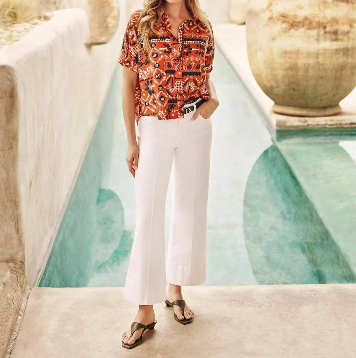 Kut From The Kloth - Meg High Rise Front Pin Tuck Wide Hem Pants