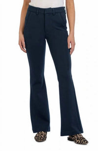 Kut From The Kloth - Ana High Rise Fab Ab Flare Trousers - blue - clothing - pants