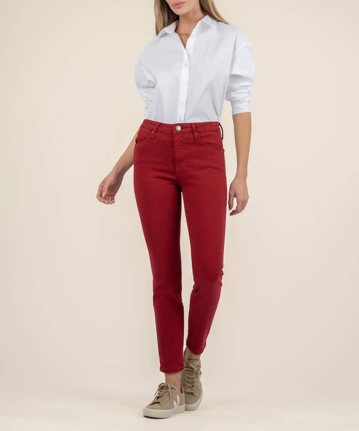 Kut From The Kloth - Charlize High Rise Cigarette Leg Jeans - clothing - cotton - blend - jeans