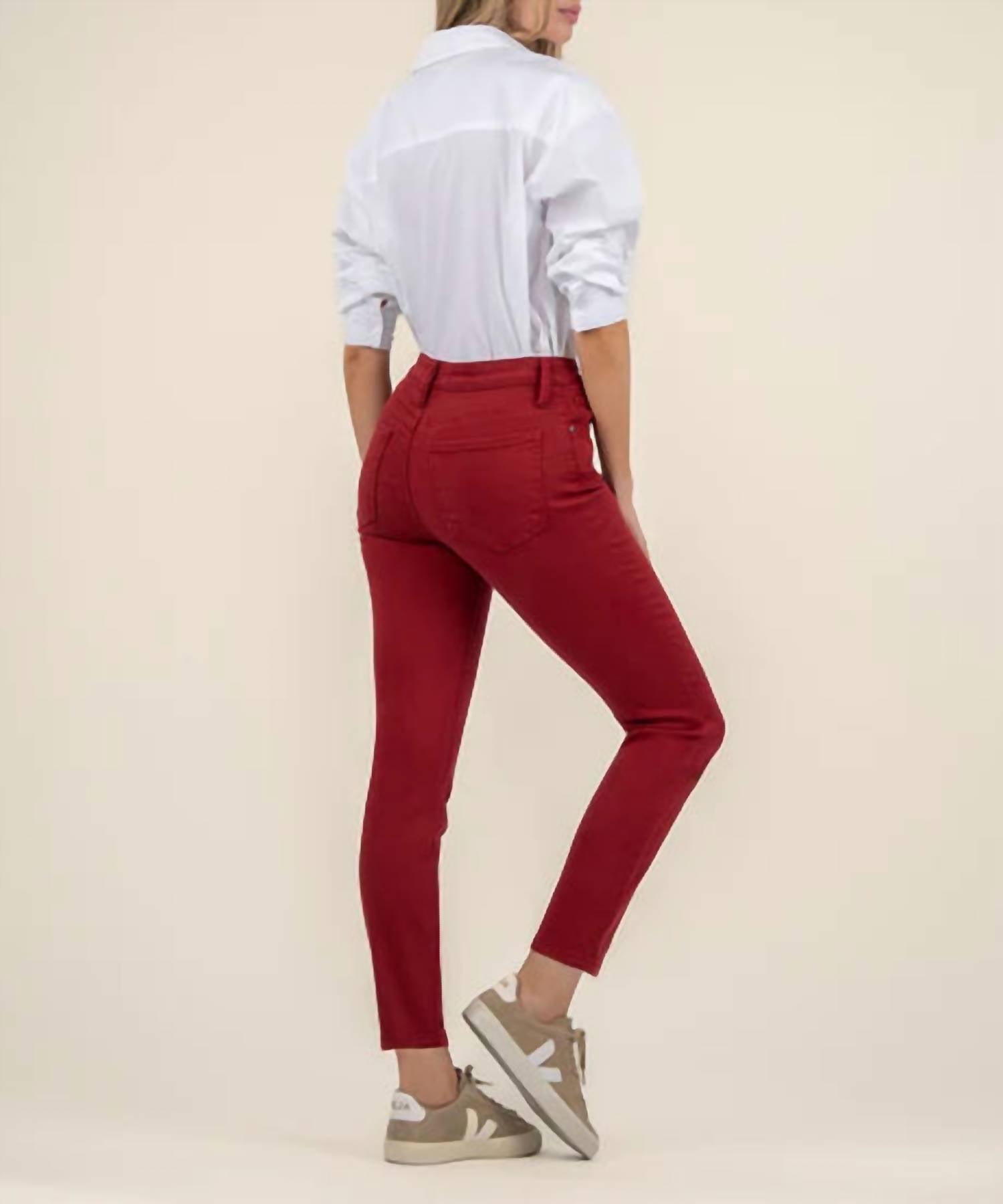 Kut From The Kloth - Charlize High Rise Cigarette Leg Jeans - clothing - cotton - blend - jeans