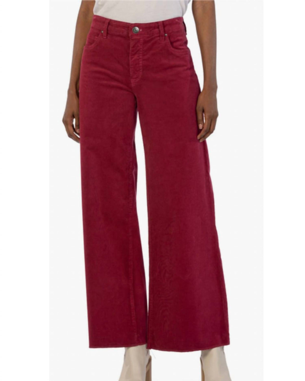 Kut From The Kloth - Corduroy High Rise Fab Ab Wide Leg Jean