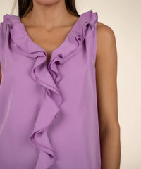 Kut From The Kloth - Genessa Orchid Tank - blouses - clothing - lyocell