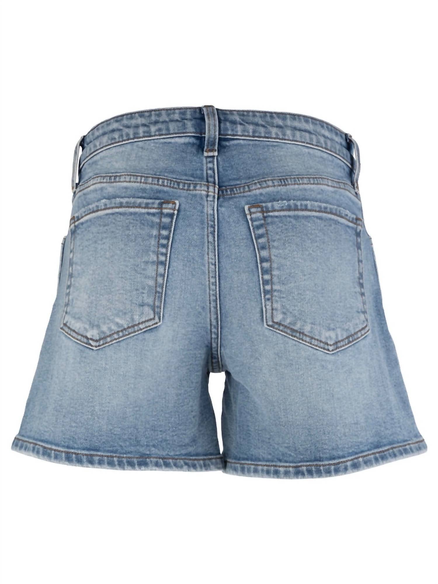 Kut From The Kloth - Jane Denim Shorts - blue - clothing - cotton - blend