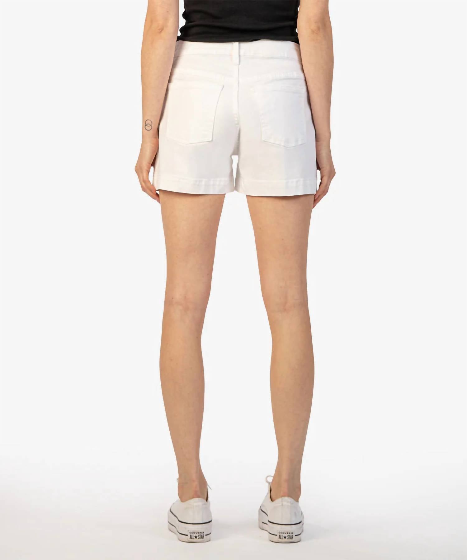 Kut From The Kloth - Jane High Rise Shorts - clothing - cotton - blend - high - waist