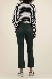 Kut From The Kloth - Kelsey Coated High Rise Ankle Flare Pants