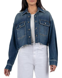 Kut From The Kloth - Lana Raw Hem Denim Jacket