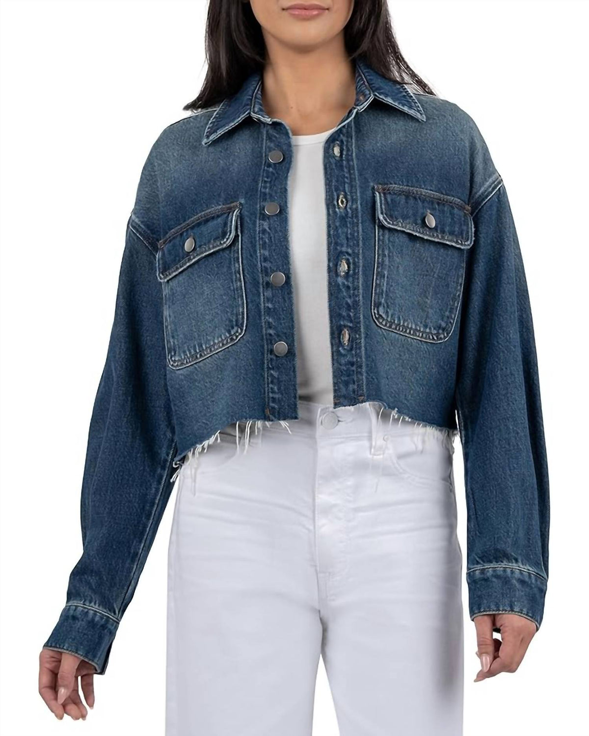 Kut From The Kloth - Lana Raw Hem Denim Jacket