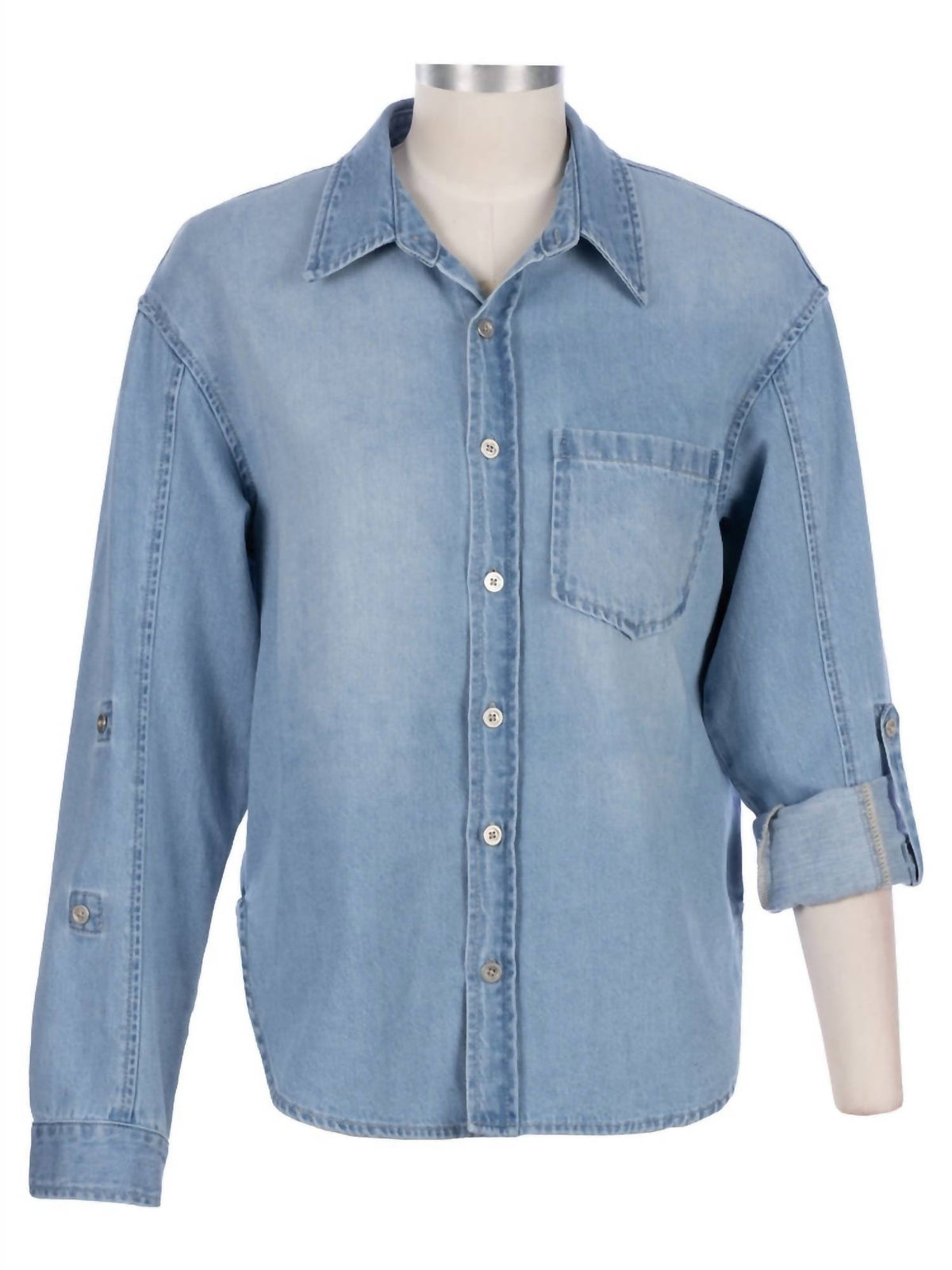 Kut From The Kloth - Leighton Button Down With Patch Shirt