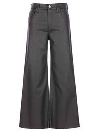Kut From The Kloth - Meg Coated High Rise Fab Ab Ankle Wide Leg Jeans - ankle - clothing - cotton - blend