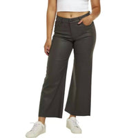 Kut From The Kloth - Meg Coated High Rise Fab Ab Ankle Wide Leg Jeans - ankle - clothing - cotton - blend
